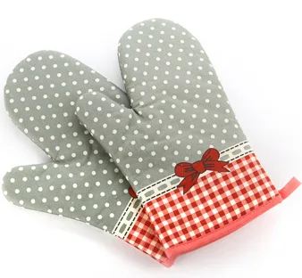 Hot sales woven heat resistance microwave kitchen bbq cotton fish oven hand gloves