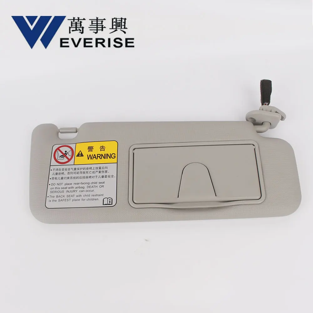 
Custom front auto sun visor sunshade with mirror and light 