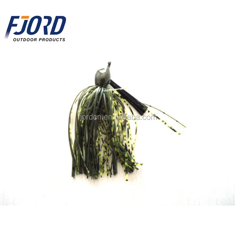 FJORD Wholesale High Quality Swim Bait Rubber Jig Bass jig Fishing Lure Lead Flipping Jig Heads