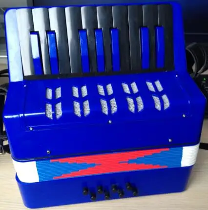 17 key 8 bass newest design and cheap black key piano accordion for sale