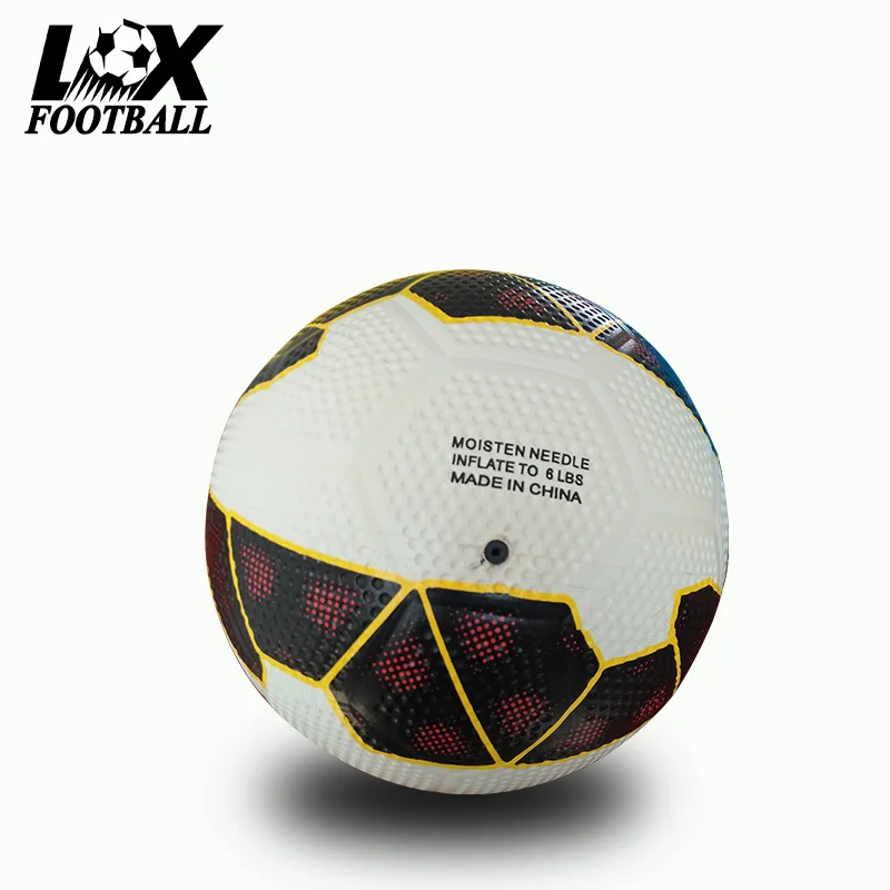 Оптовая продажа дешевые Размер 5 и резиновый пузырь рекламные футбольный мяч