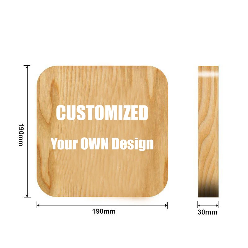 
IY801101 popular custom made design you own led lighting gift usb desk lamp wooden kid audit led night light customized 