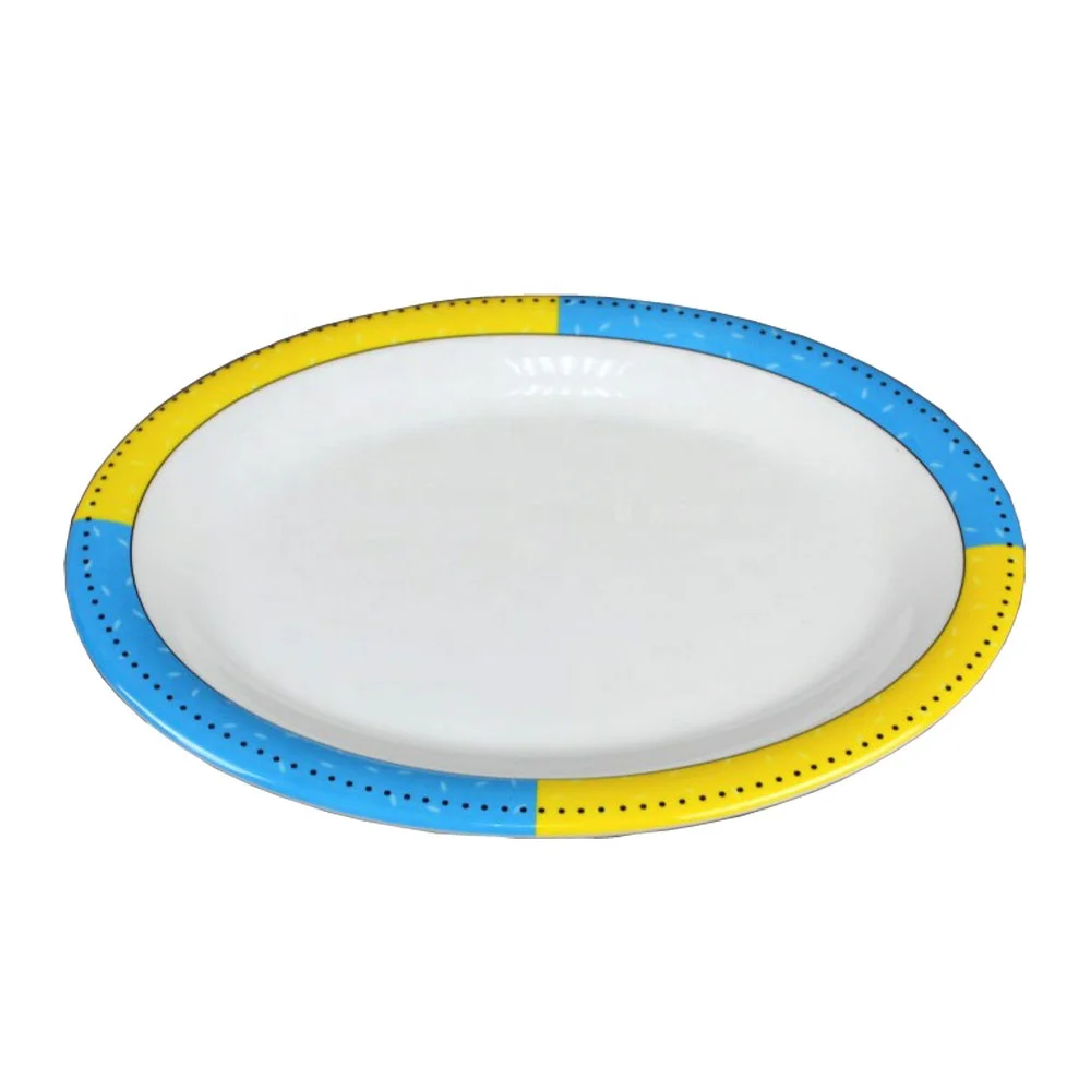 Factory Wholesale Melamine Dinner Plate for tableware and kitchenware