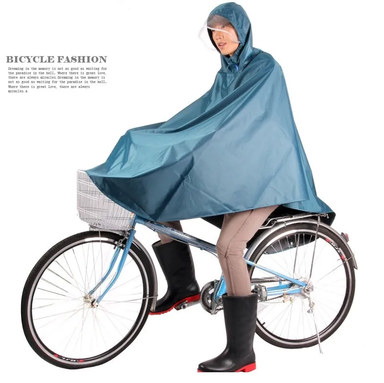 Модный дождевик из ПВХ, велосипедное пончо, дождевая накидка из ПВХ для велосипеда,