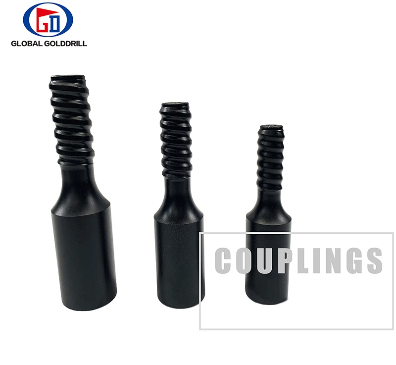 Thread R25/R32/R38/T38/T45/T51 Coupling Sleeves for Extension Rod Drilling rig parts