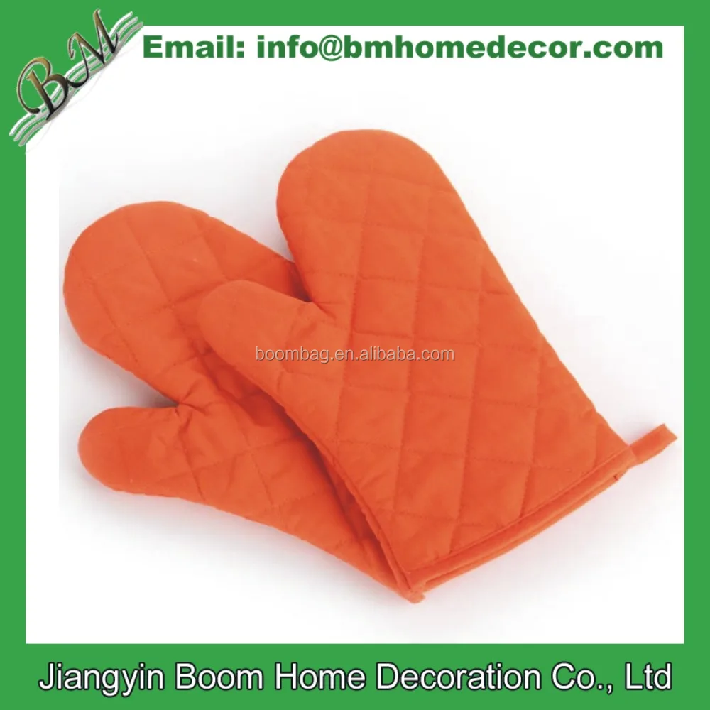 Кухонные изделия, термостойкие стеганые ватные рукавицы для духовки