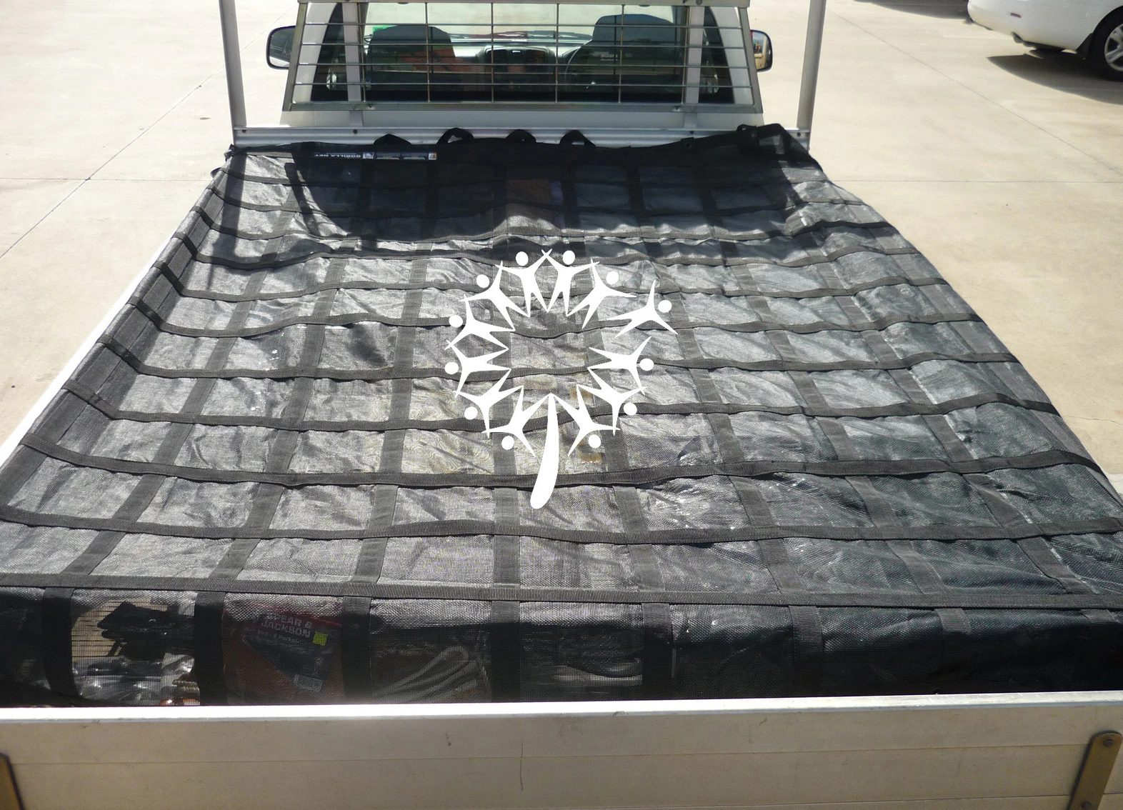 heavy duty trailer mesh tarp pickup safety truck cargo net