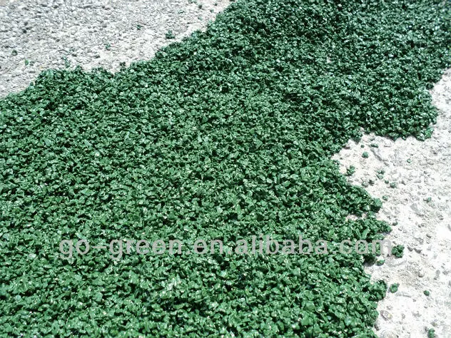 Garden road materials cold mix color asphalt with 1.2cm thickness