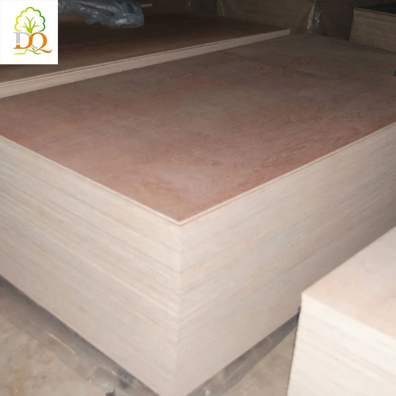 
Linyi factory timber wood furniture use commercial plywood export to Malaysia with holes 