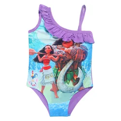 Wholesale 2017 kids Girl Swimwear Moana Kids Swim Suit One Piece Beach Wear