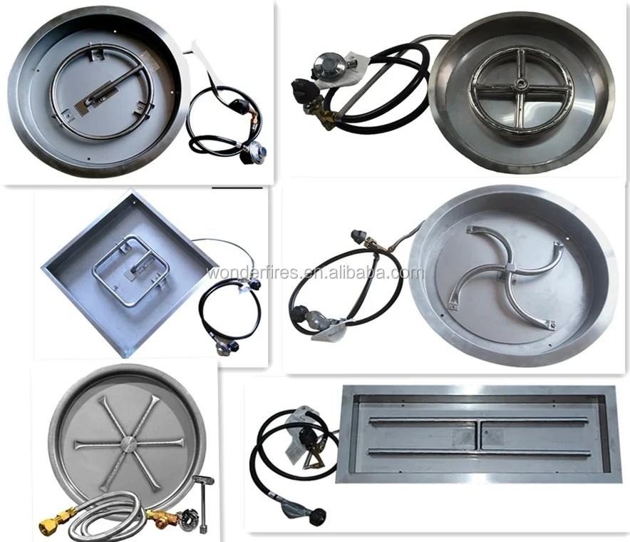 2019 indoor gas fireplace ring burner kit system