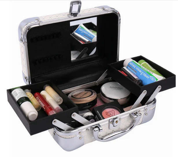 Case for cosmetics, beauty cosmetics case, cosmetics aluminum case