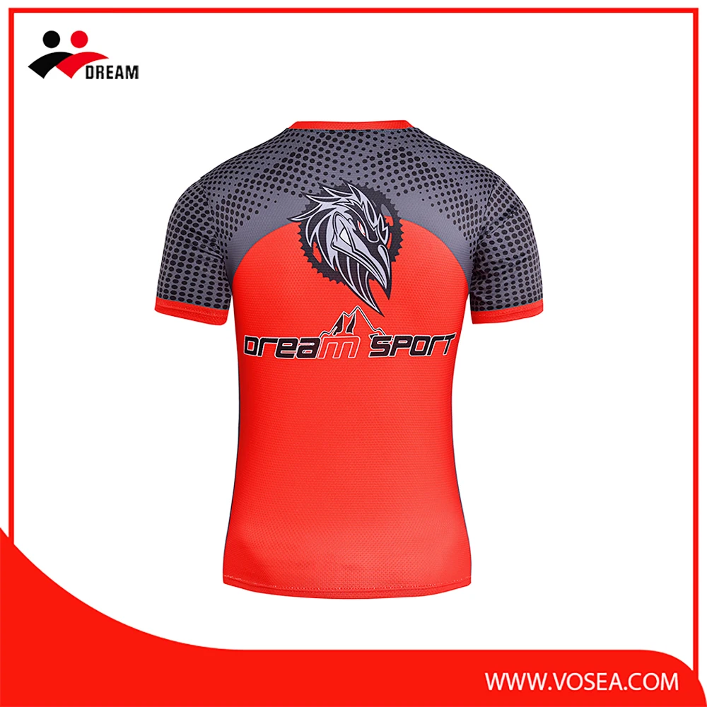 Personalized Sublimation Print Dryfit Event Race Shirt Custom Design Running Shirt for Sale
