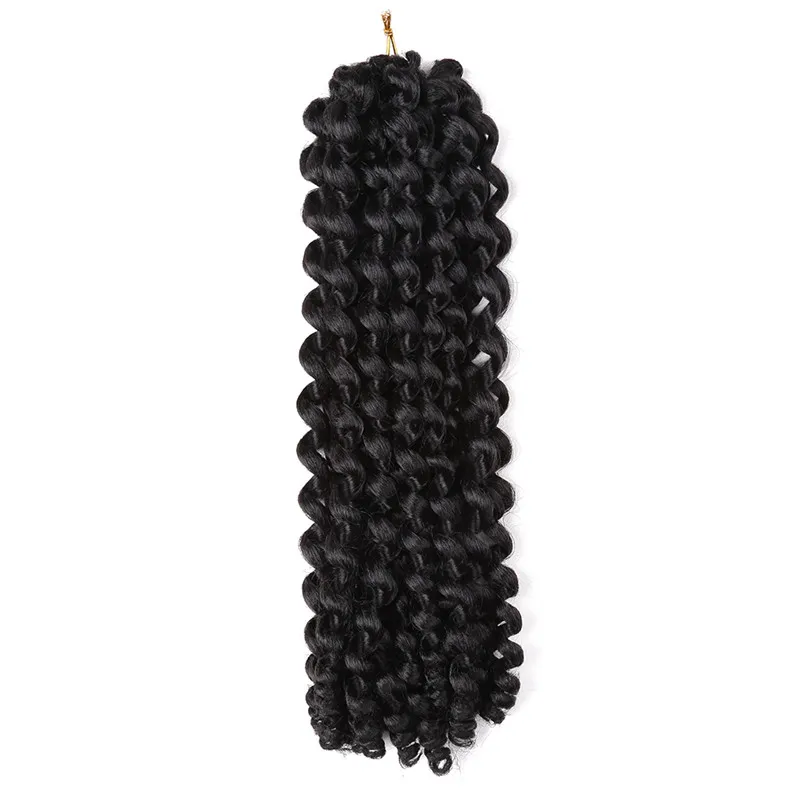 Ombre Crochet Braids Jumpy Wand Curl Twist Synthetic  Braiding Hair Jumbo Braid Hair