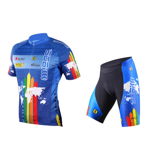 
Wholesale Custom Short Sleeve Cycling jersey Wear And Cycling Short Clothes Sets 