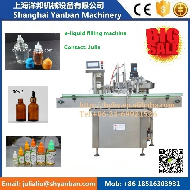 Shanghai factory price YB-Y2 automatic quit smoking oil filling machine