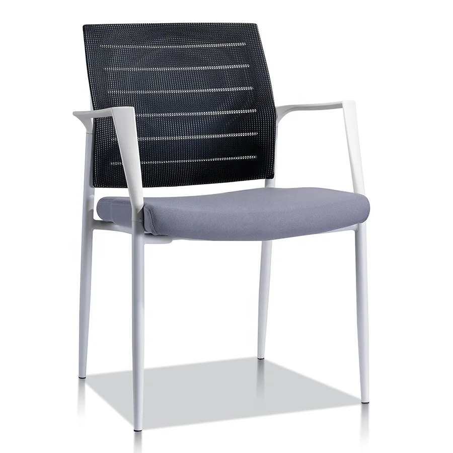 High quality and customized hotel furniture chair with armrest with plastic shell spraying shelf