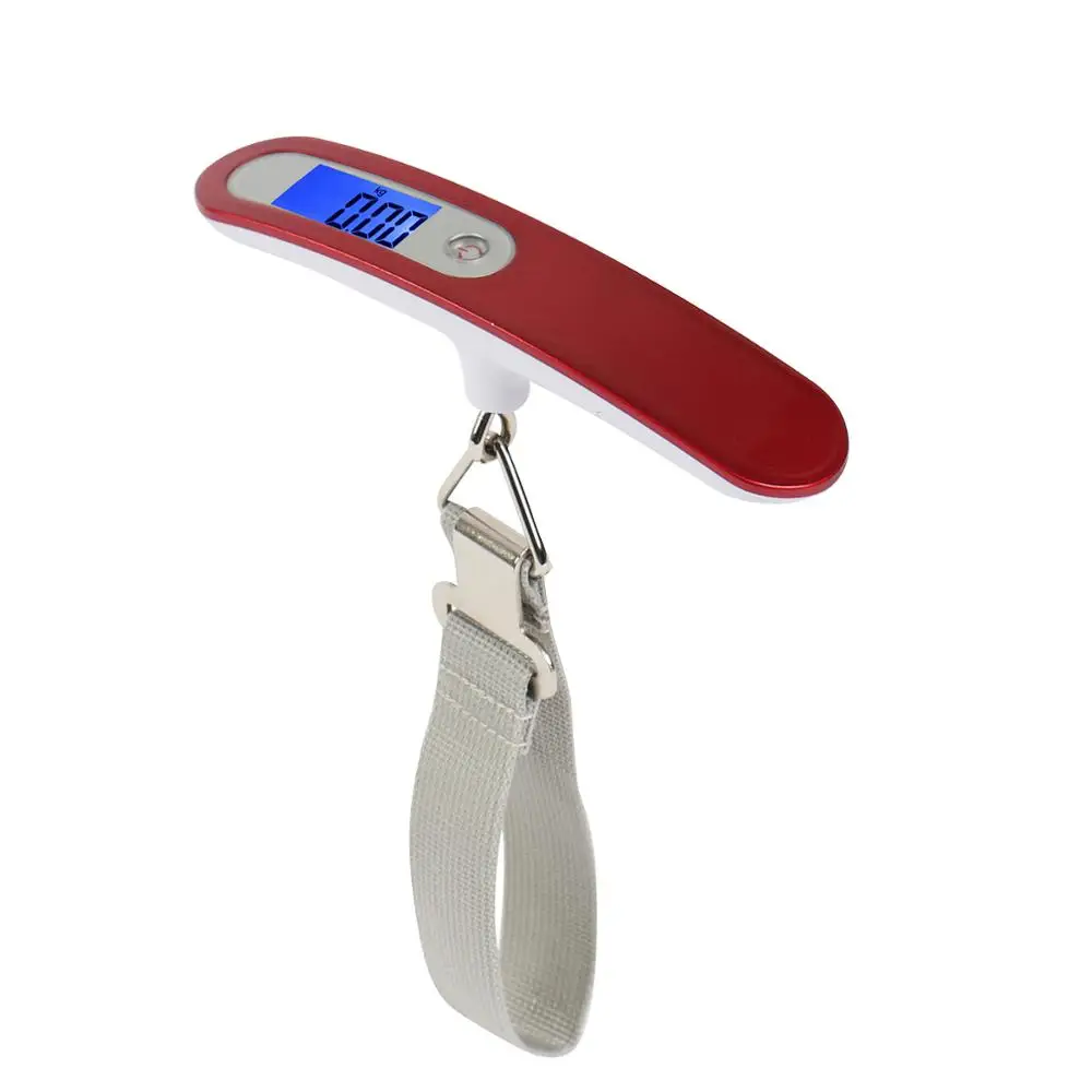 Hot Selling Hanging Suitcase Electronic Hand Luggage Scale 50KG Digital Display ABS Blue LCD Display Shipping Scale 450kg