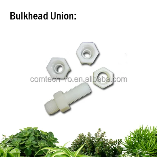 JACO Bulkhead Unions Connector RO Fitting 1/4 Inch or 3/8 Inch