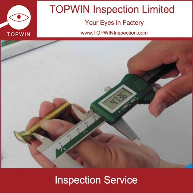 
China inspection company / metal machine screw inspection services 