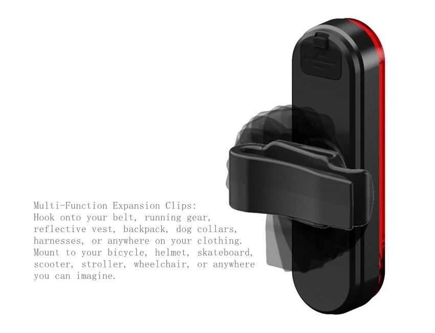 Machfally BK300 usb bike light charging tail lamp bike taillight waterproof bike rear light