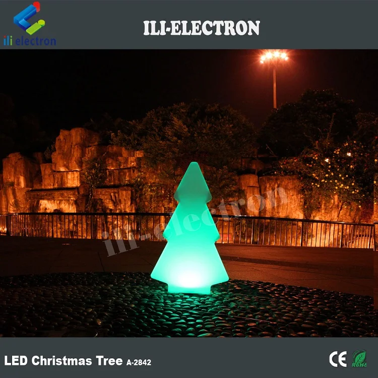 plastic led christmas tree