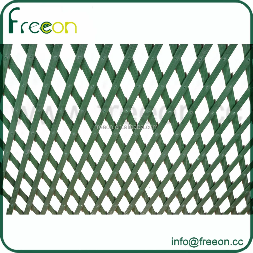 Garden Decorative Plastic PVC Trellis Fence