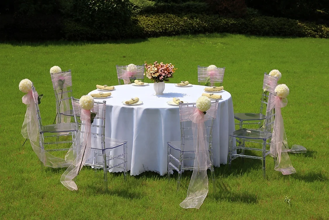 Hot Sale Wedding Plastic Crystal Chiavari tiffany Chair