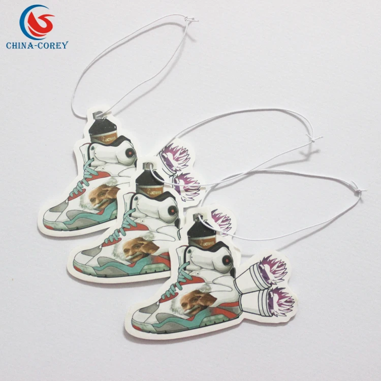 shoe rose hanging air freshener for car
