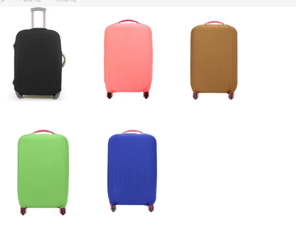 New item travel luggage bag set Luggage protective cover trendy luggage cover for sale