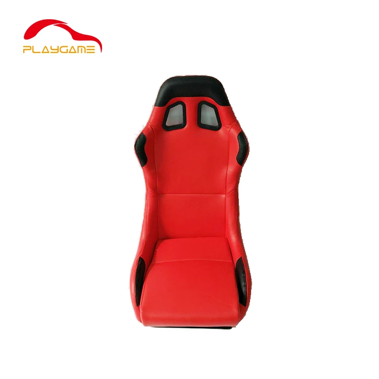 Fast production and shipping Cloth Black Fabric racing seat with slider or rail Bucket Seat Sports racing seat