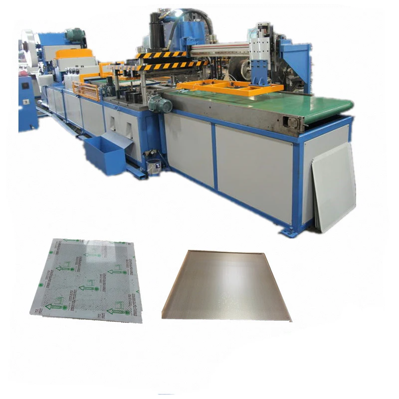LMS Automatic 600x600 Aluminum Ceiling Tiles Machine Tile Forming for Floor with Motor Bearing Pump Gear Engine Core Components