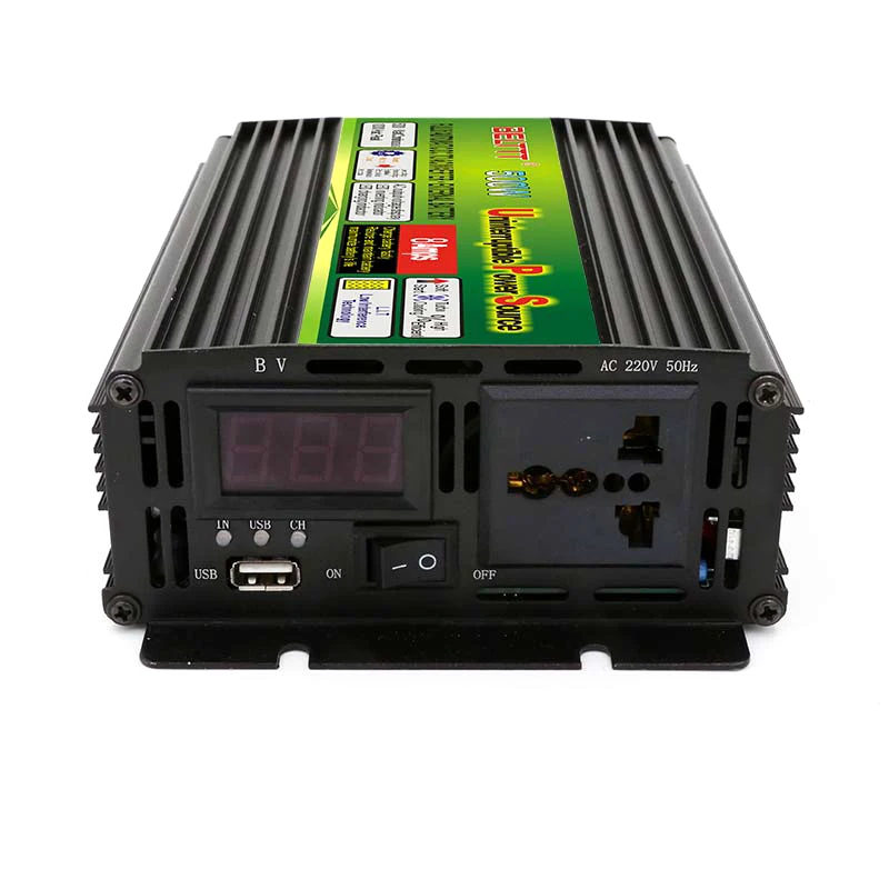 500 Watts UPS Solar Inverter 110V/220V 50Hz/60Hz with built in charger