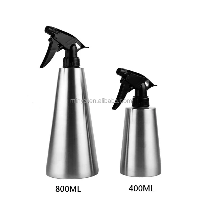 
High grade stainless steel trigger hand small metal spray bottle 