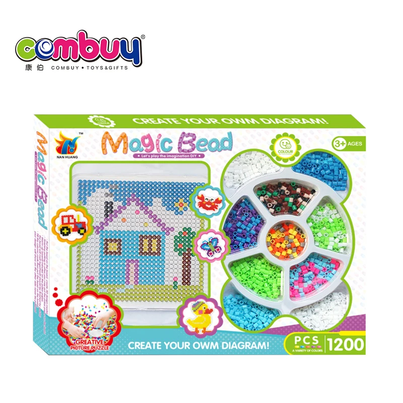 Intelligence set children iron perler diy beads kit from china