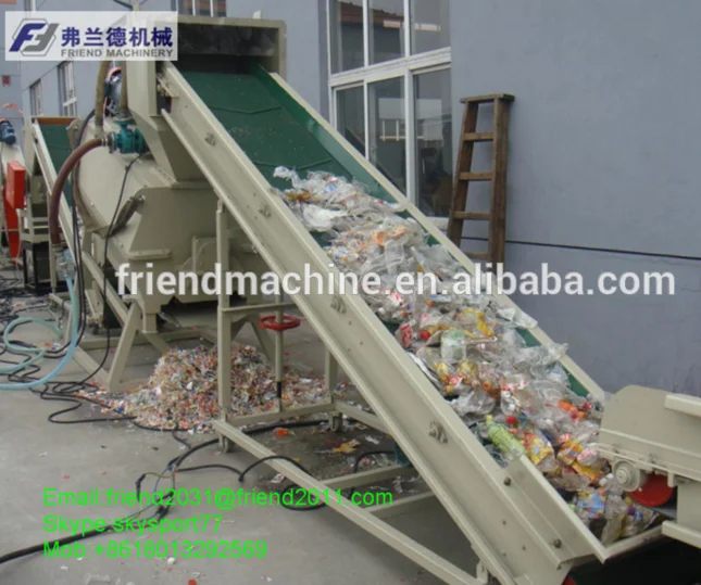 PET bottle plastic recycling line