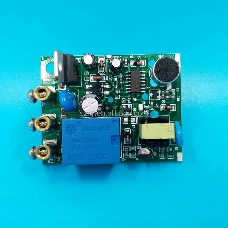 Emergency fire protection function Sound and light-controlled energy-saving switch relay output Three line 86mm