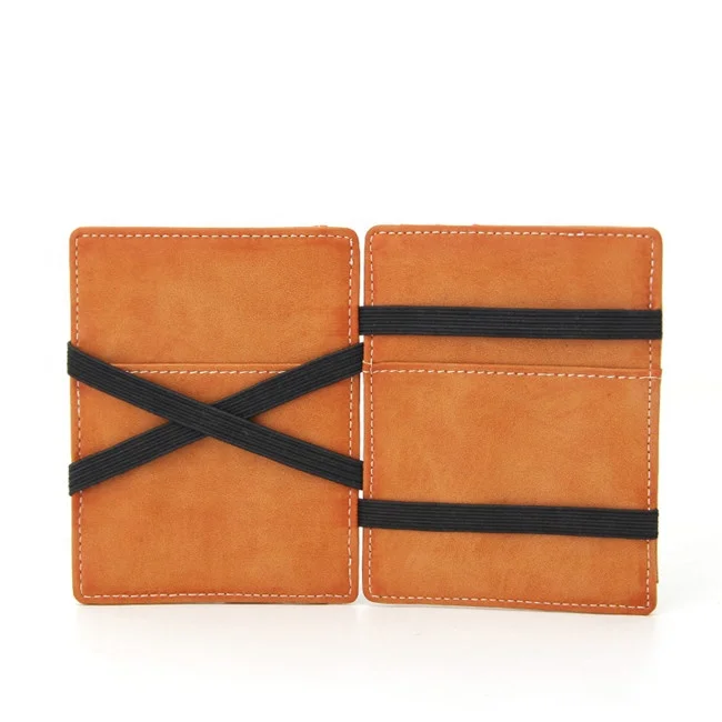 Custom Leather RFID Blocking Magic Wallet