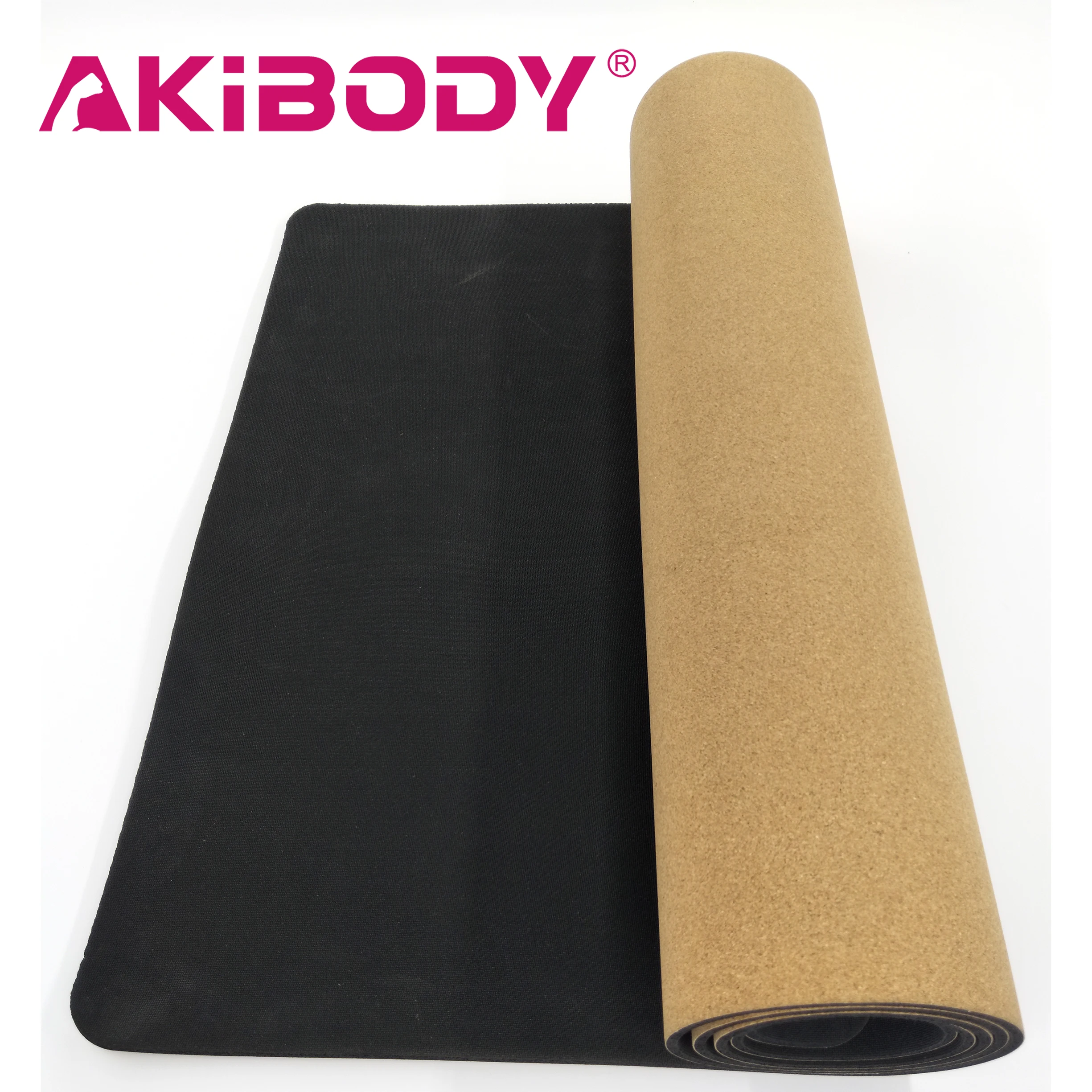 
Wholesale waterproof kids exercises natural rubber custom printed eco cork yoga mats 