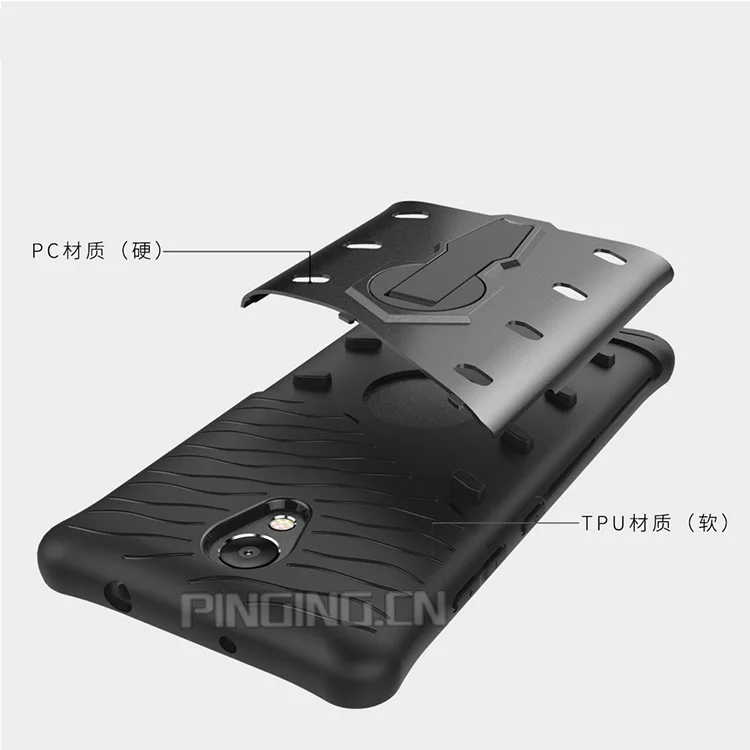 New Designed 360 degree rotation armor kickstand hybrid case for lenovo p2 back cover