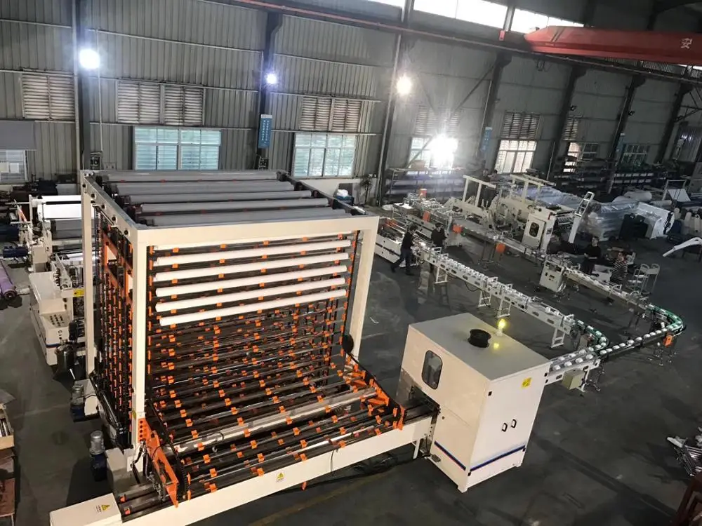 
HX-SJZ-2800D Automatic Wrapper-type High Speed Kitchen Towel/Toilet Paper Production Line 