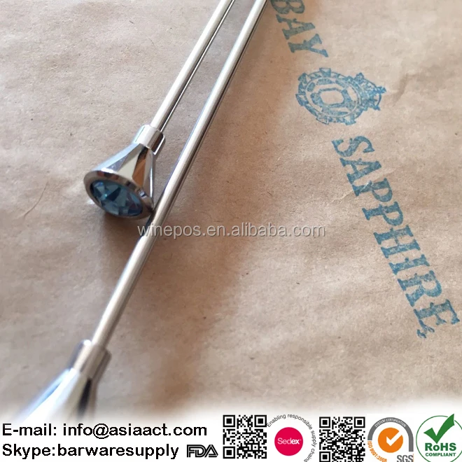 Bombay Sapphire / Crystal Stirrer / Bombay Sapphire Stirrer