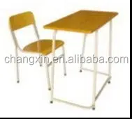 modern metal school desk and chair