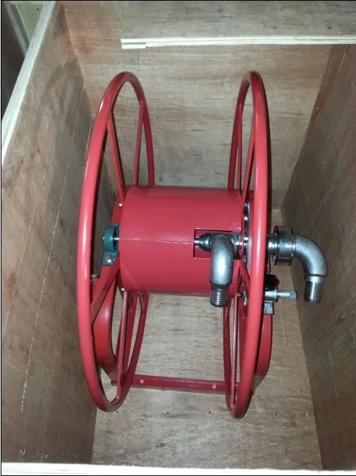 Customized Wholesale 1.5inches, 30m, Manual Stainless Steel Fire Hose Reel to be installed on board vessels