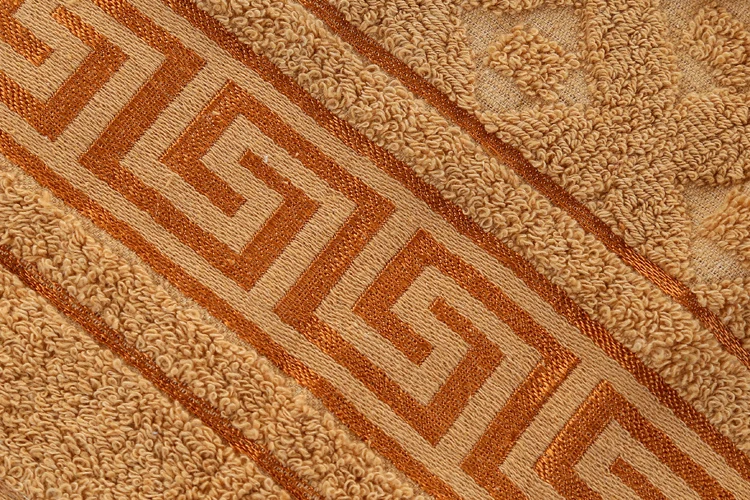 Gaoyang Ruihe Textile factory great wall jacquard commercial cotton bath towel for Middle east market