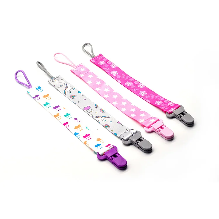 China supplier customized cartoon funny baby pacifier clip holder