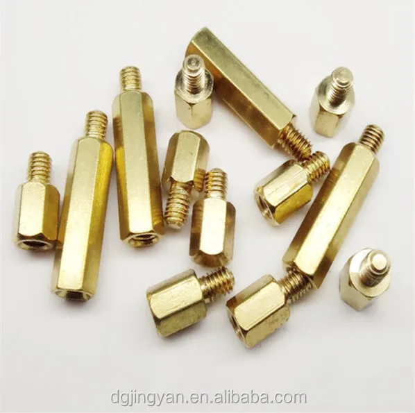 china supplier m3 brass hex spacer standoff