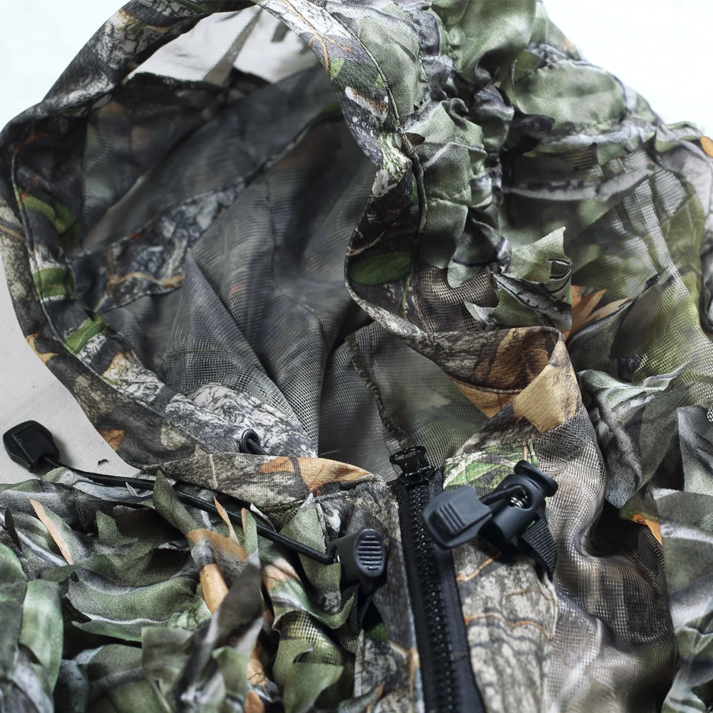 Wholesale traje leaf camouflage clothing ghillie suit material hunting