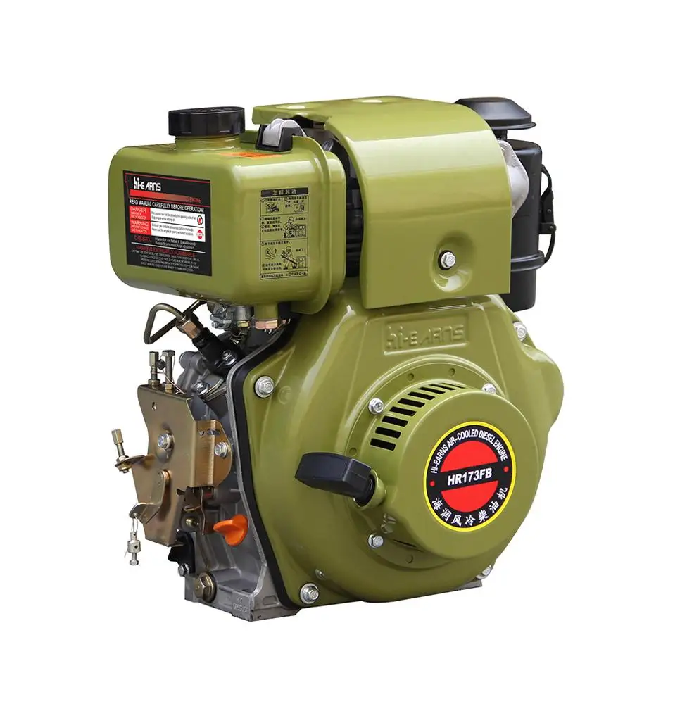 6HP spline shaft diesel engine motores for micro cultivator HR173