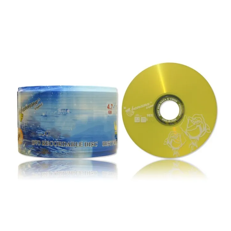Banana blank dvd 4.7GB120MIN  16X  grade A